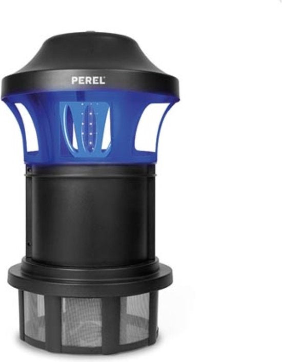 Perel Muggenval, UV LED, ventilator, 750 m2, IPX4, buiten, 24 W