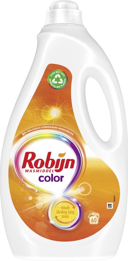 Robijn - Vloeibaar Wasmiddel - Color - 60 Wasbeurten
