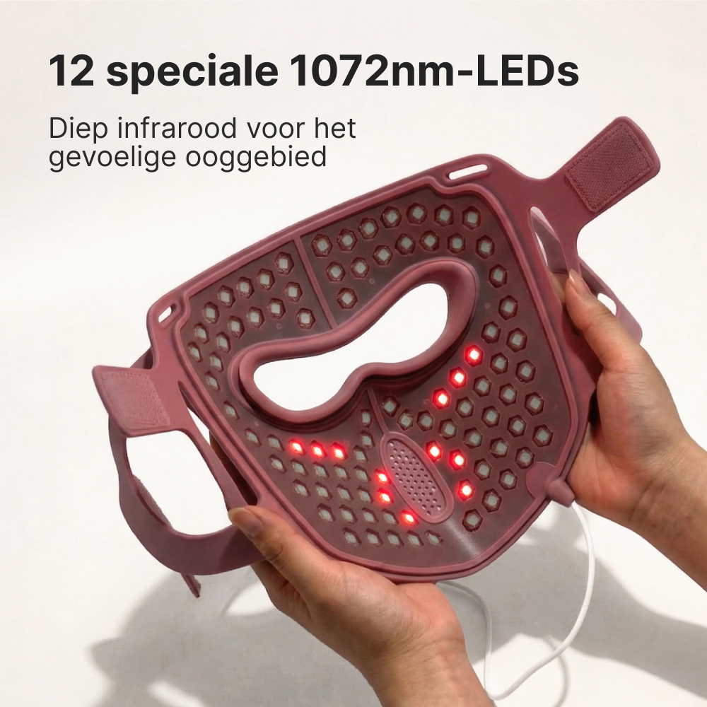 Panacea Aurora LED Gezichtsmasker - Bordeaux