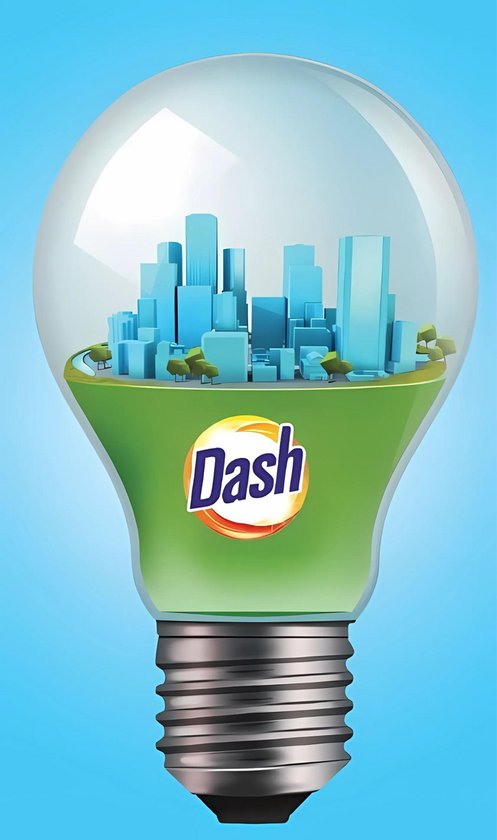 Dash 2w1 - Wasmiddel - Kleurbescherming - 50 Beurten - 2,25l