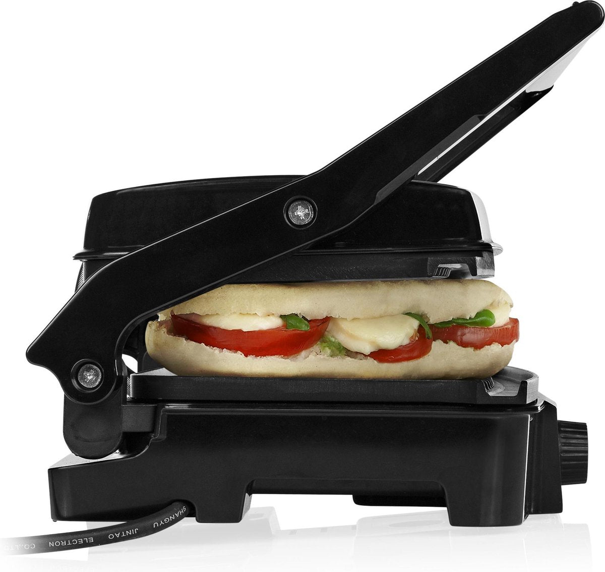 Tristar PD-4958B Contactgrill - 1000 W - 23 x 14,5 cm - Zwart