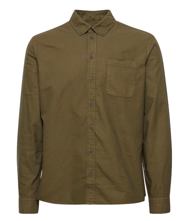 Blend Overhemd Oxford Forest Night – Maat XL - Heren – Normale Pasvorm