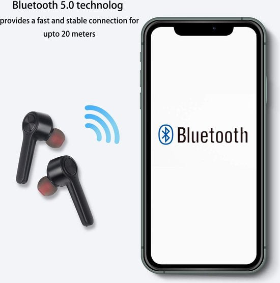 Lenovo HT20 True Wireless Bluetooth Earbuds - Zwart