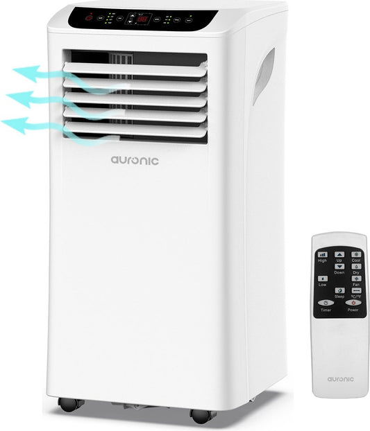 Auronic Mobiele Airco - 4 Standen - 10.000 BTU - Tot 35 m2 - Wit