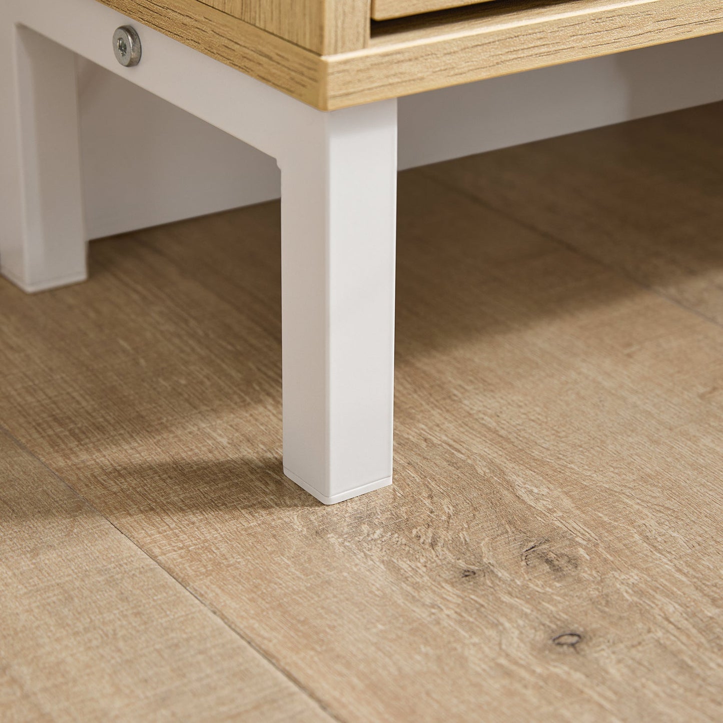 SoBuy Schoenenkast FSR100-N - 4 Klaplades - 19 x 100 x 90 cm - MDF - Lichtbruin