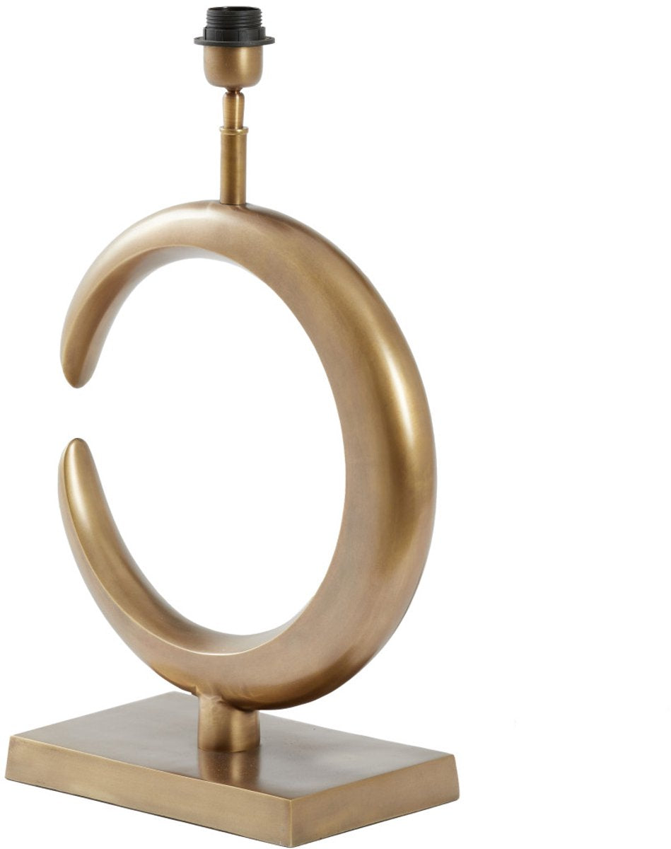 Light & Living Tafellamp Lune 50cm hoog - Antiek Brons