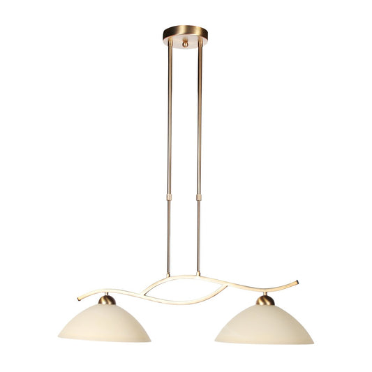 Steinhauer - hanglamp - Anthea - brons - glas metaal - design lamp - E27 - 4325BR