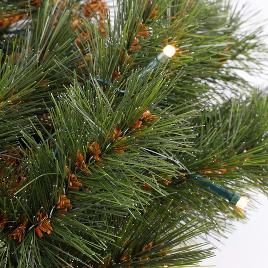 Triumph Tree Forest Frosted Guirlande met LED Verlichting - L270 cm - Groen