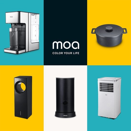 MOA Gietijzeren Braadpan - Inhoud 4,75 liter - 26CM - Rond - Alle warmtebronnen - Ook voor inductie - Gewicht 5,8 kg - Zwart - MOAMC26B