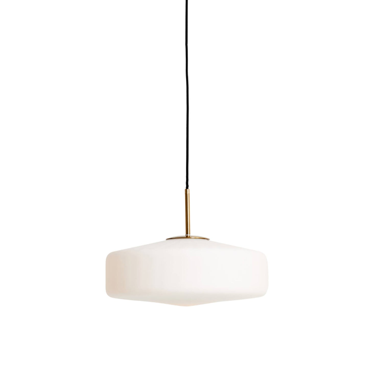 Light & Living Hanglamp Pleat – Ø30x17 cm – Mat Wit/Goud