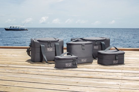 Resto Felis Koeltas 19L – Donkergrijs – Waterafstotend & Lekvrij – Met Draagriem – Voor Picknick, Strand & Reizen