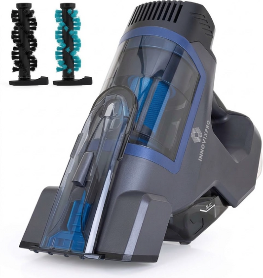 Innovixpro® Draadloze Vlekkenreiniger & Tapijtreiniger 8000 Pa – Zwart – Kunststof