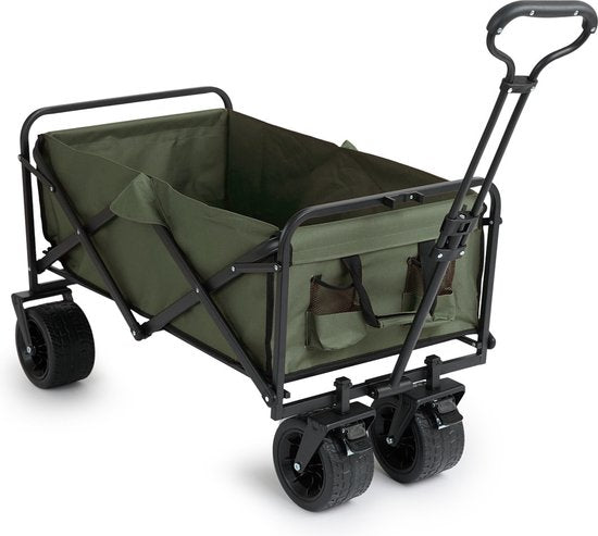 909 Outdoor Bolderkar - Opvouwbaar - Max laadvermogen 80 KG - 100x57x99cm - Groen