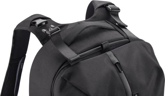 XD Design Flex Gym Bag - Anti-diefstal Rugzak - 16 tot 24 liter - Zwart