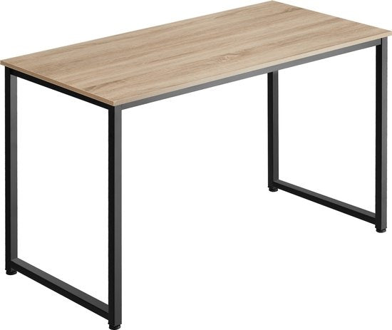tectake – bureau tafel Flint 120 cm – indutrieel – lichtbruin - 404466