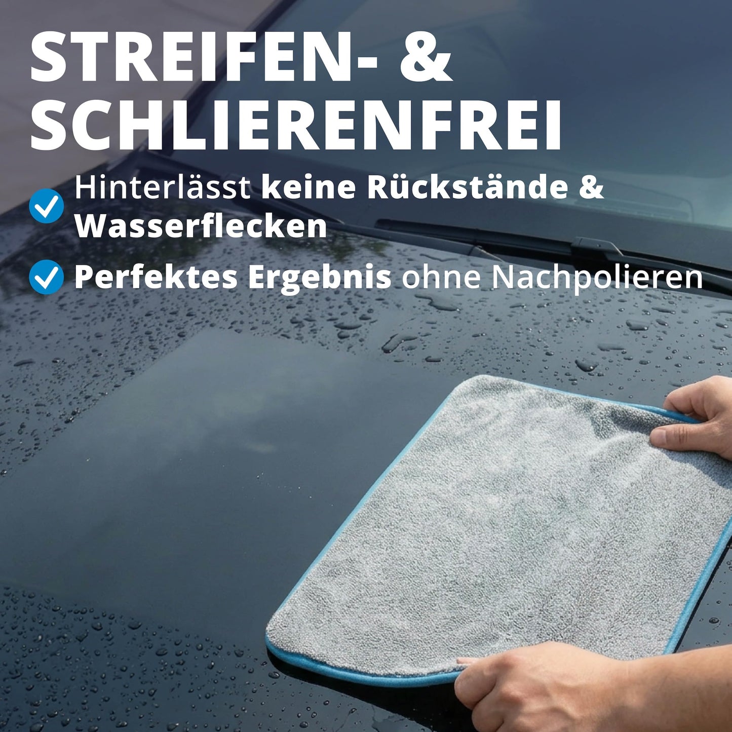 Licargo microvezeldoeken voor auto set van 2 - 1100 GSM - 40 x 40 cm - pluisvrij en lakvriendelijk