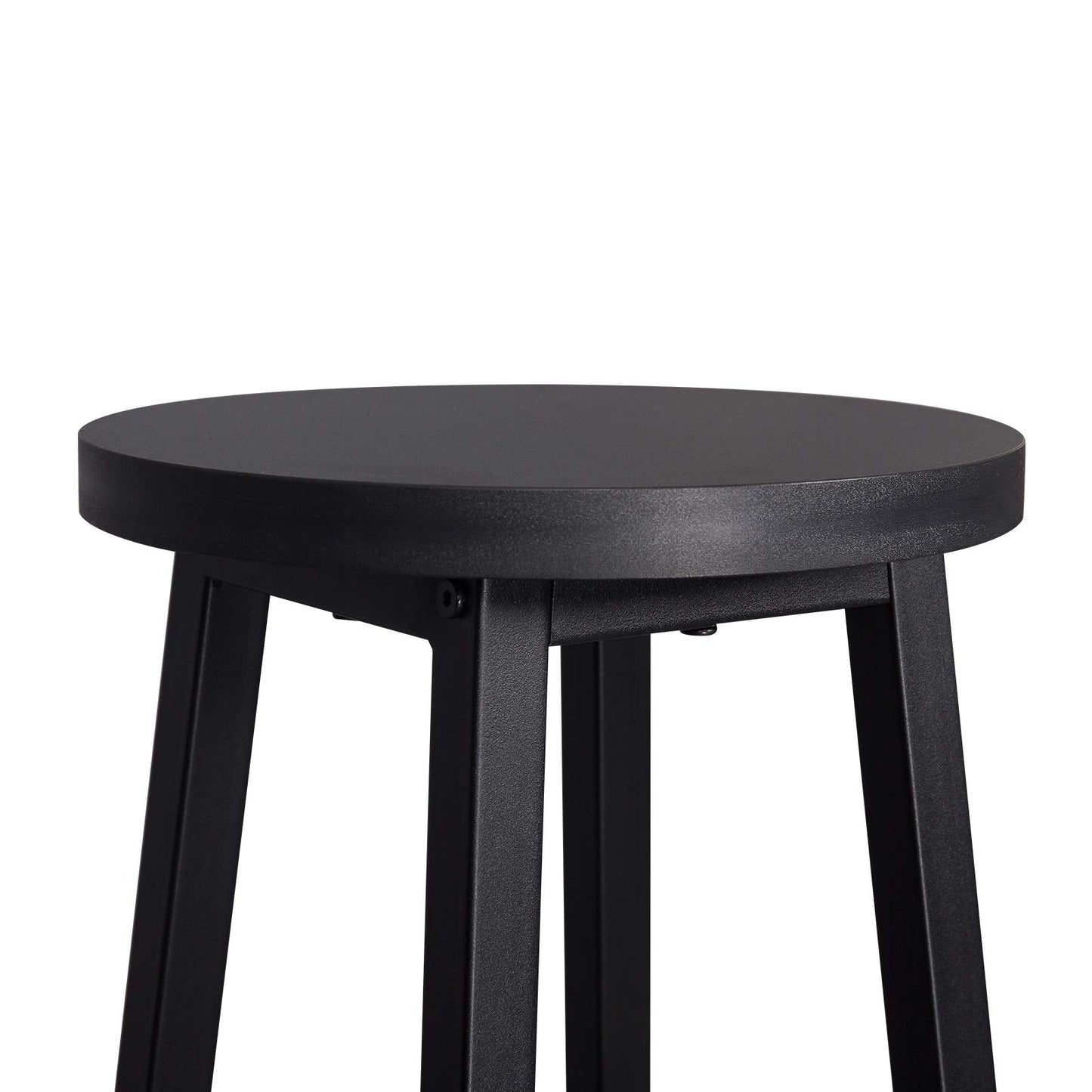 WOLTU BH130sz-2 - Set van 2 barkrukken - Zwart - 71 cm zithoogte met voetsteun