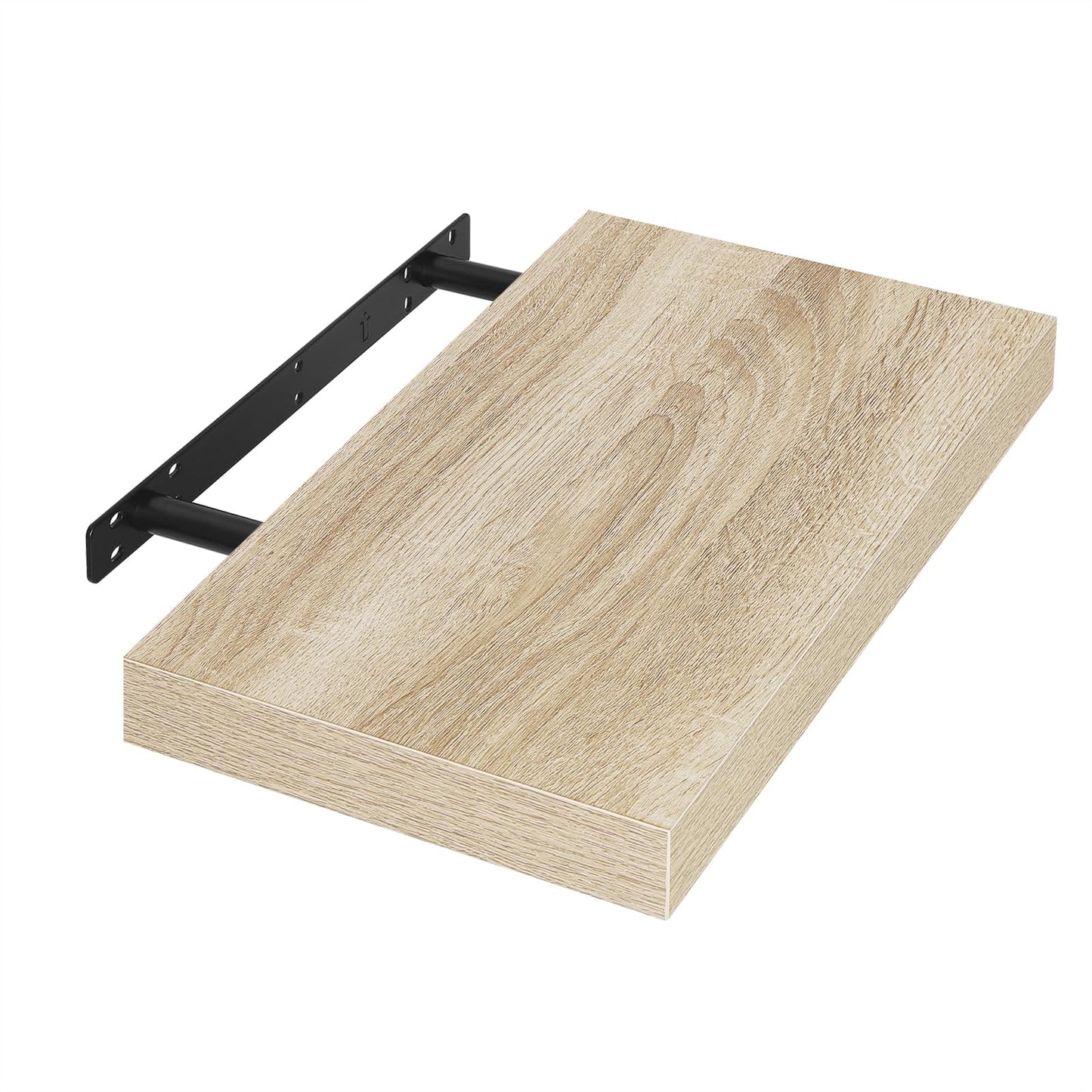 EUGAD 0083QJ wand plank - zwevend wand schap - 40 cm - Sonoma eiken - MDF