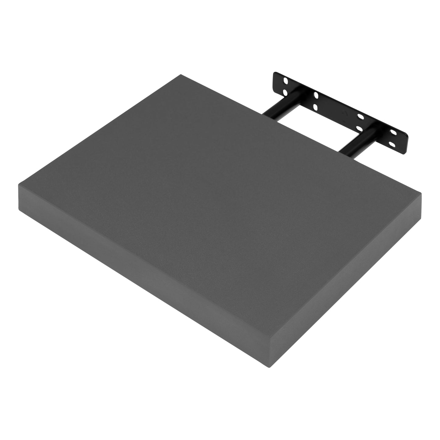 Woltu Wandplank - 30 x 22,9 x 3,8 cm - MDF - 1 Niveau - 10 kg - Grijs