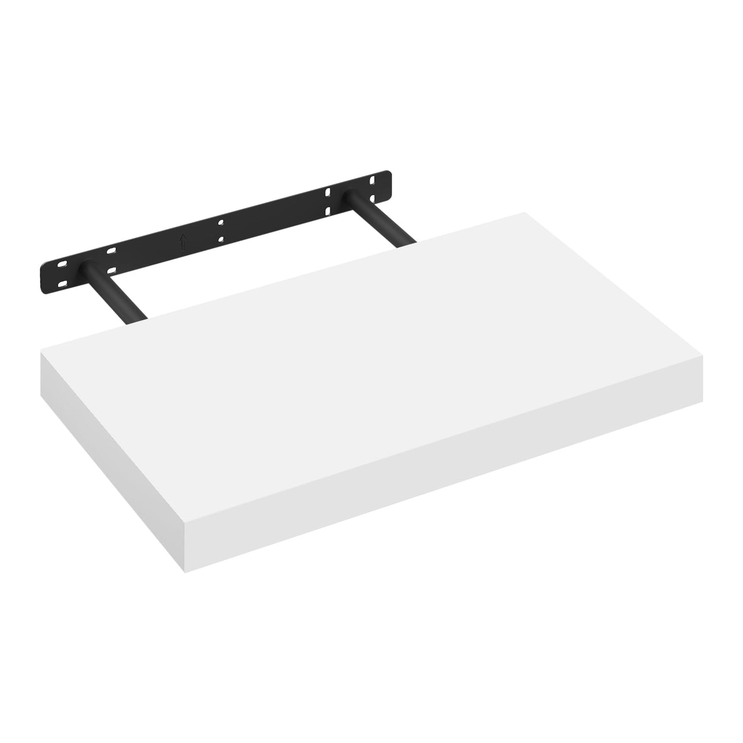 Esituro Wandplank - 30x3,8x22,9cm - Zwevend - MDF - Wit
