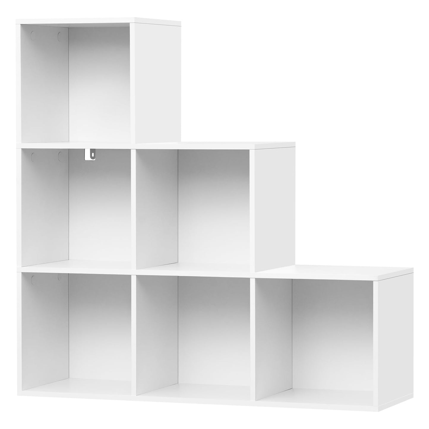 WOLTU SK061ws vakkenkast boekenkast - 6 vakken - wit - 90,5 x 90,5 x 30 cm
