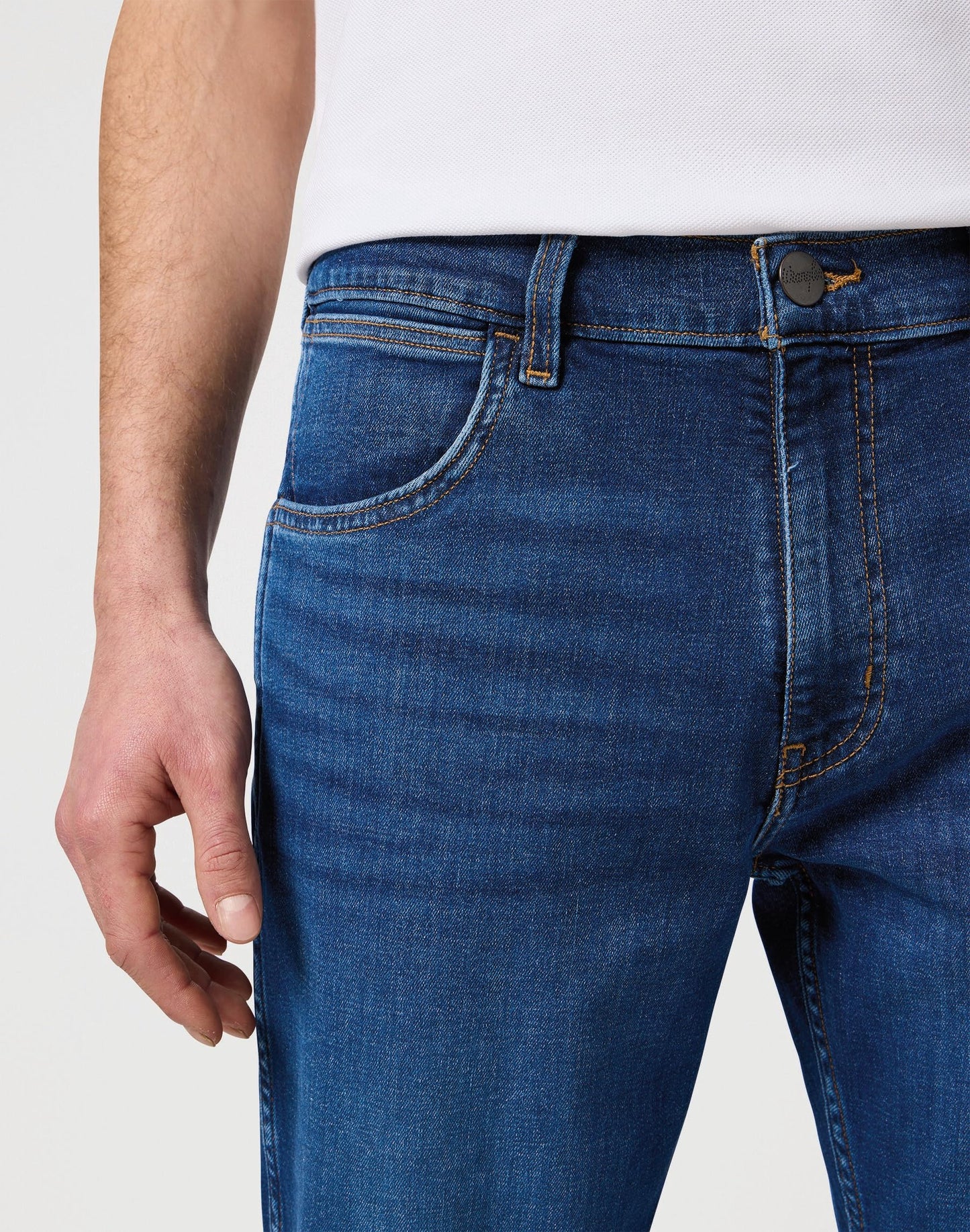 Wrangler Greensboro jeans heren - regular straight fit - blauw - W32 L34