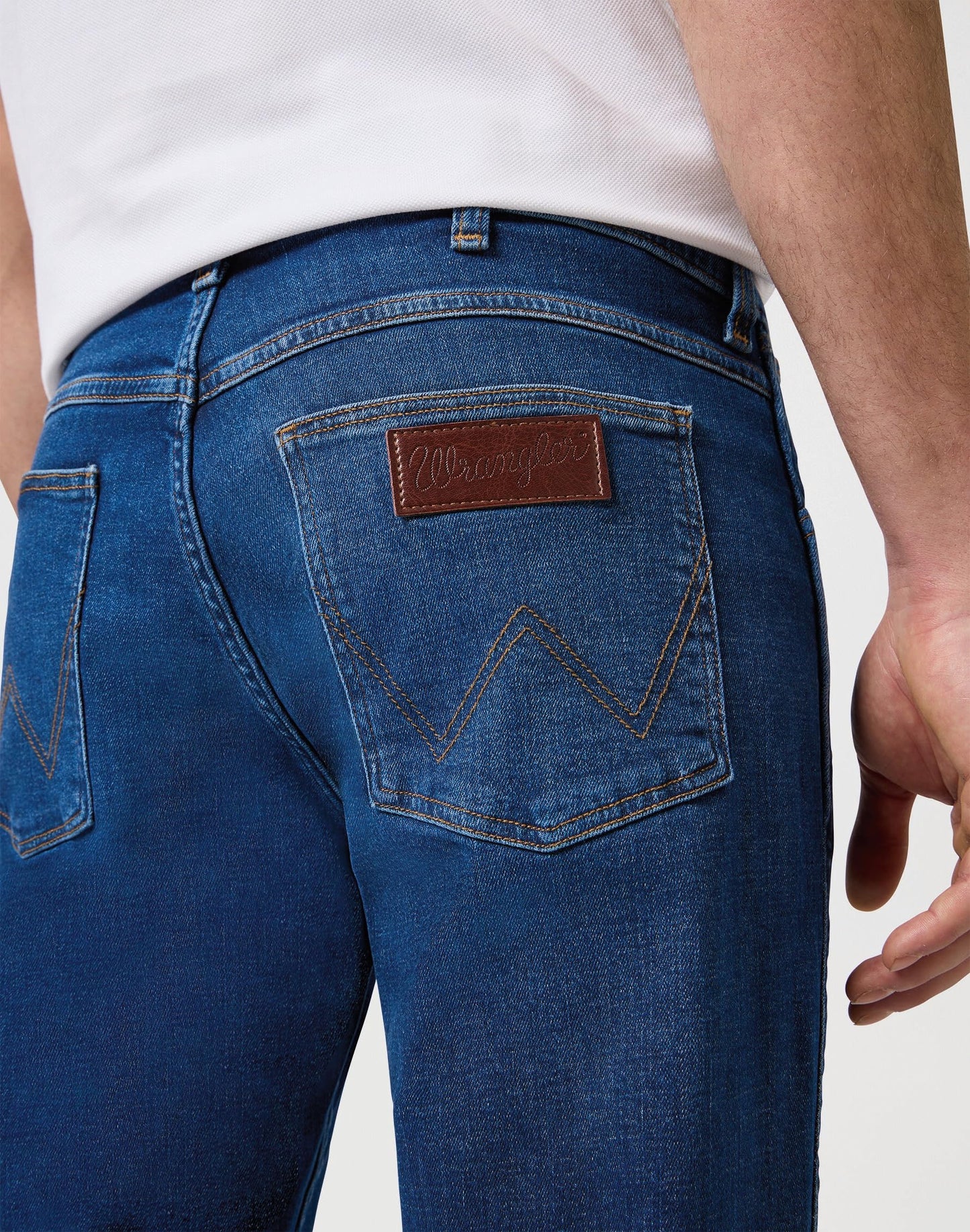 Wrangler Greensboro jeans heren - regular straight fit - blauw - W32 L34
