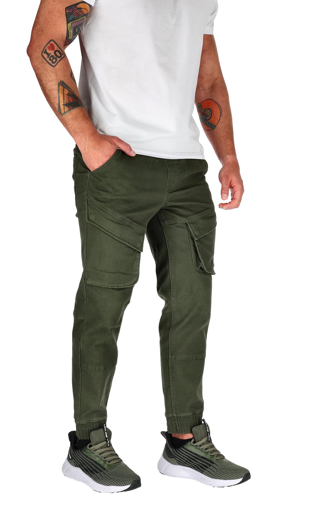 Lahti Pro Werkbroek - Jogger - Stretch - 415g/m² - Groen - maat XL