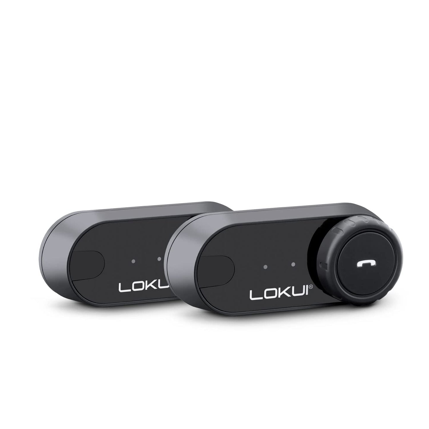Lokui K30 Intercomset - Bluetooth - Duo - 800m - Radio - Zwart
