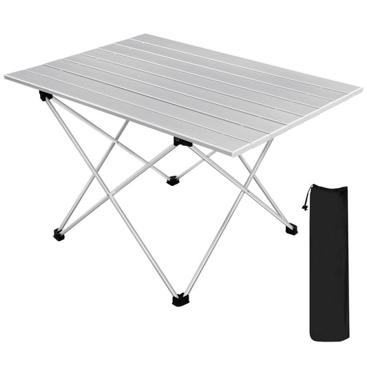 WOLTU aluminium campingtafel - opvouwbaar - ultra licht 1,7 kg - 68 x 46 x 40 cm - zilver`