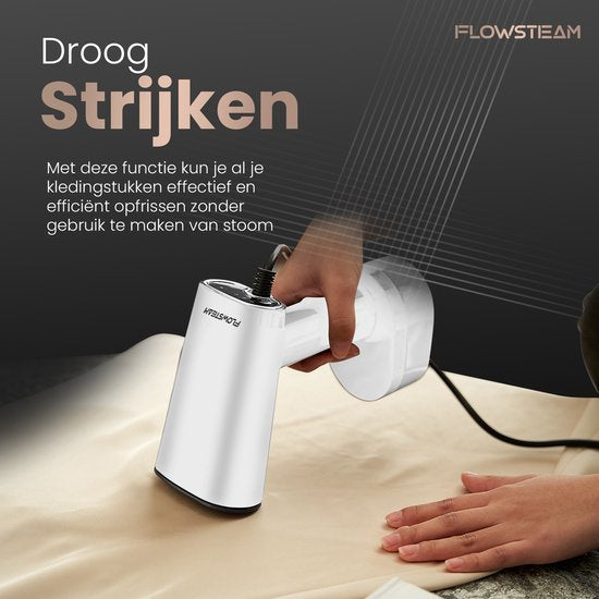 FLOWSTEAM® Luxe Kledingstomer - Handstomer - Stoomapparaat Kleding - Snow White Edition