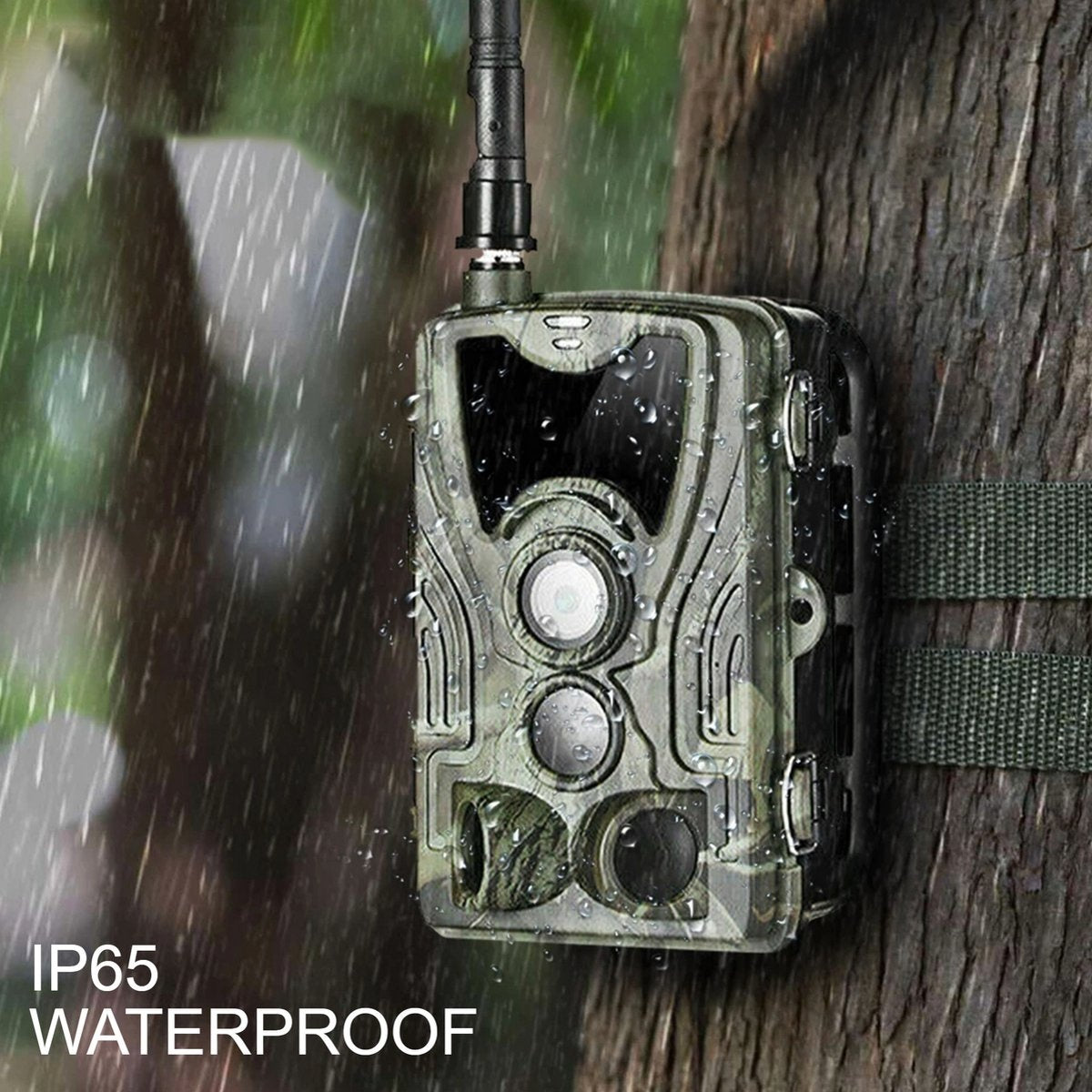 Denver Wildcamera met Nachtzicht - Live Beelden via 4G (APP) - CMOS Sensor - 30MP - Waterdicht - WCL8040