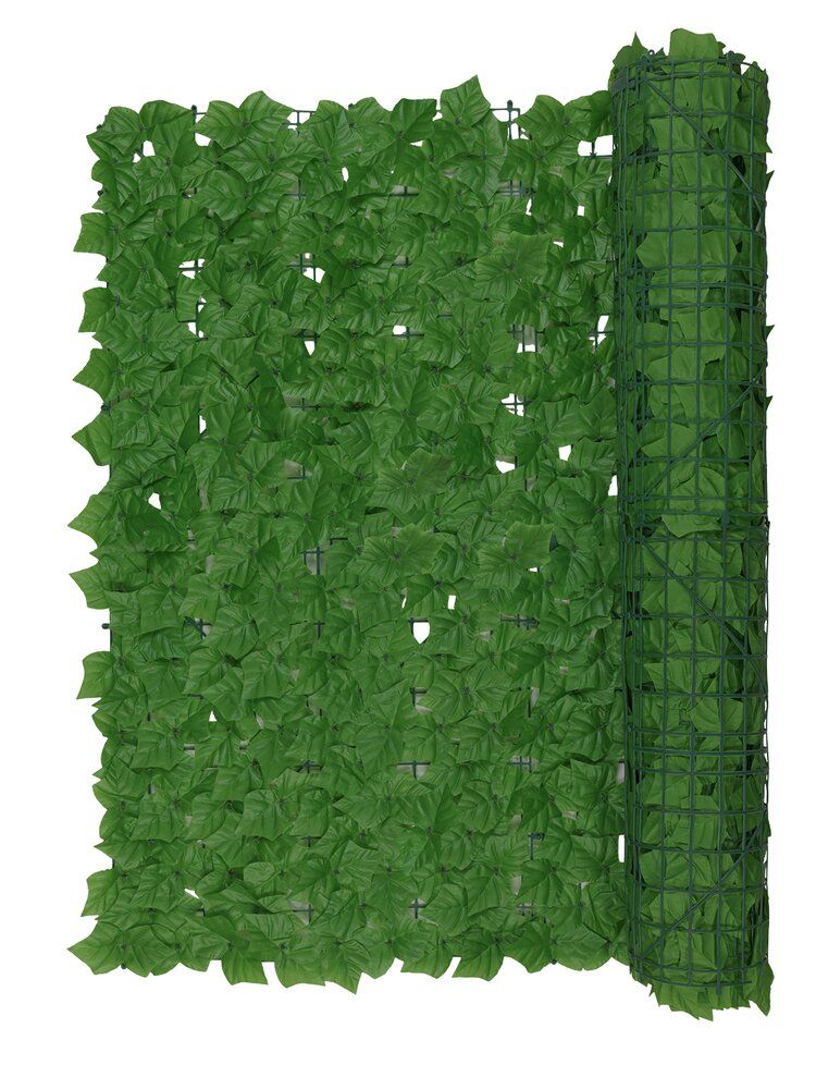 WENKO Ivy Klimop Zichtscherm Groen - 3 x 1 m - Kunststof