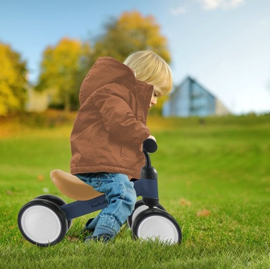LifeGoods TurboToddler Loopfiets - Speelgoed Vanaf 1 jaar - Kinderstep - Marineblauw
