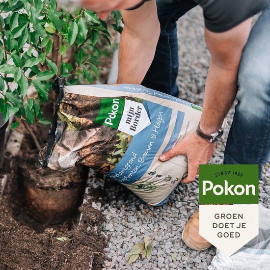 Pokon Bio Aanplantgrond voor Tuinplanten, Bomen & Hagen - 30l - 100 dagen voeding - turfvrij