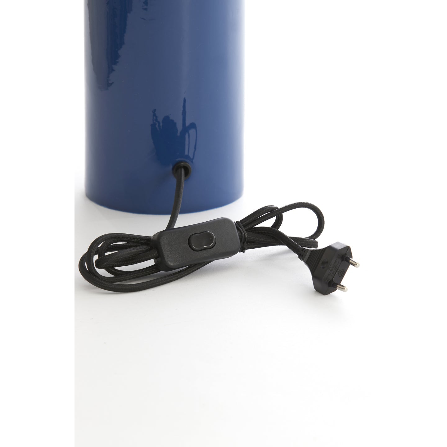 Light & Living Tafellamp Petch – Metaal – E27 – 40 cm – Zonder Kap – Blauw