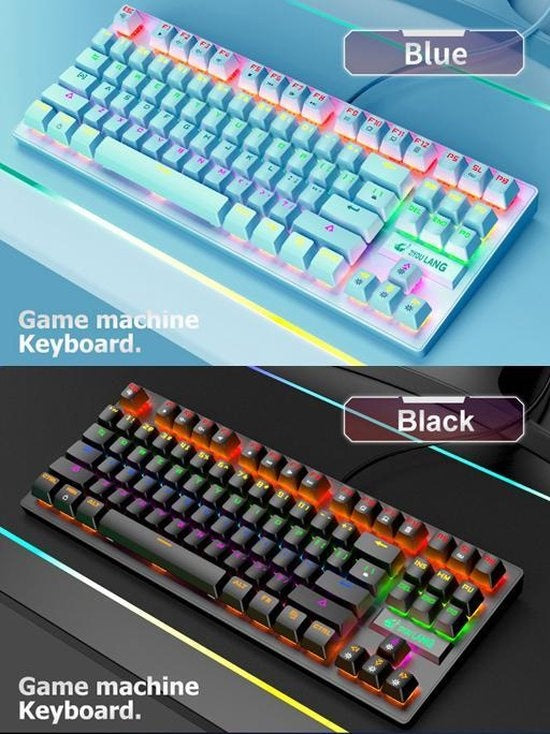 K2 RGB mechanisch gaming toetsenbord - Geschikt voor Windows/Mac - blue switch