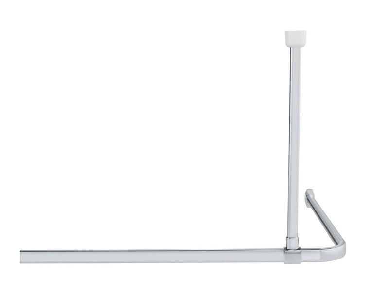 WENKO Era Deckensteun Chroom - 57 cm - Voor Douchegordijnrails