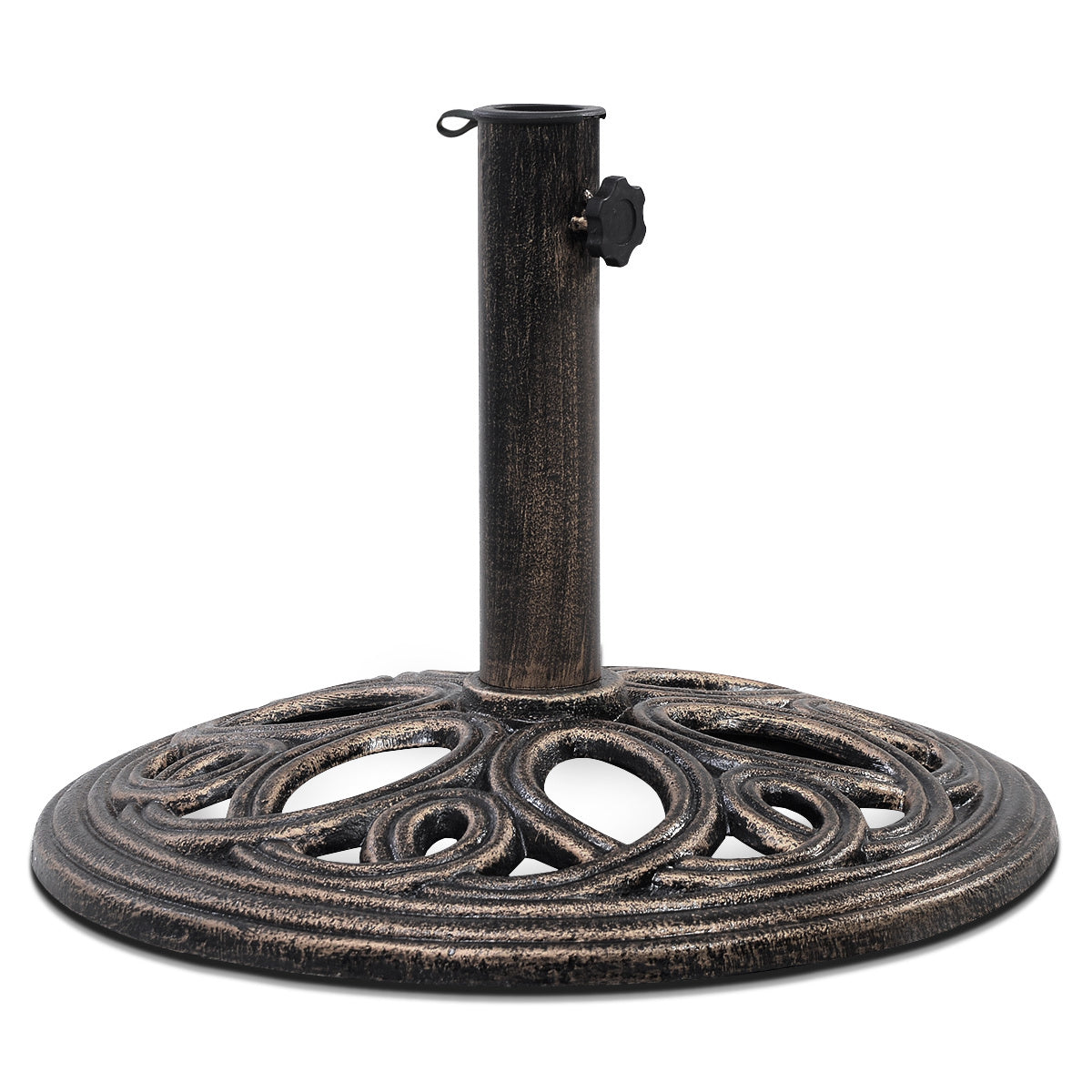 Coast Gietijzeren Parasolvoet - Parasolstandaard - 32 cm Hoog - Brons