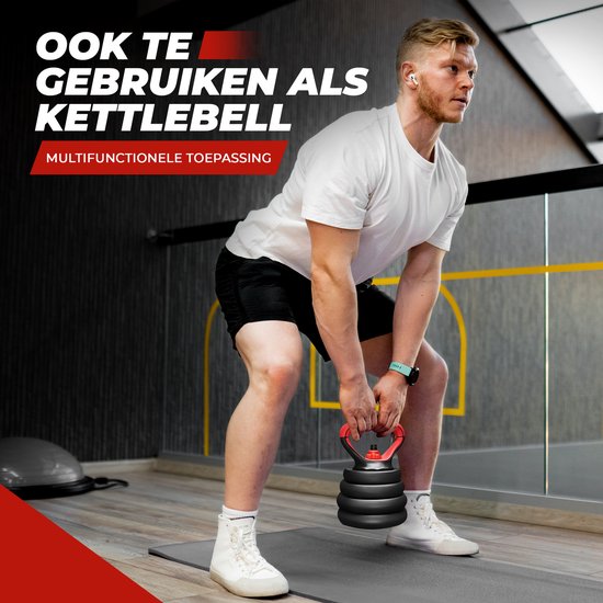 Fitby Dumbells 20 KG - Dumbbells - Gewichten Set - Verstelbare Dumbells - Halterset - Dumbell Set - Kettlebell