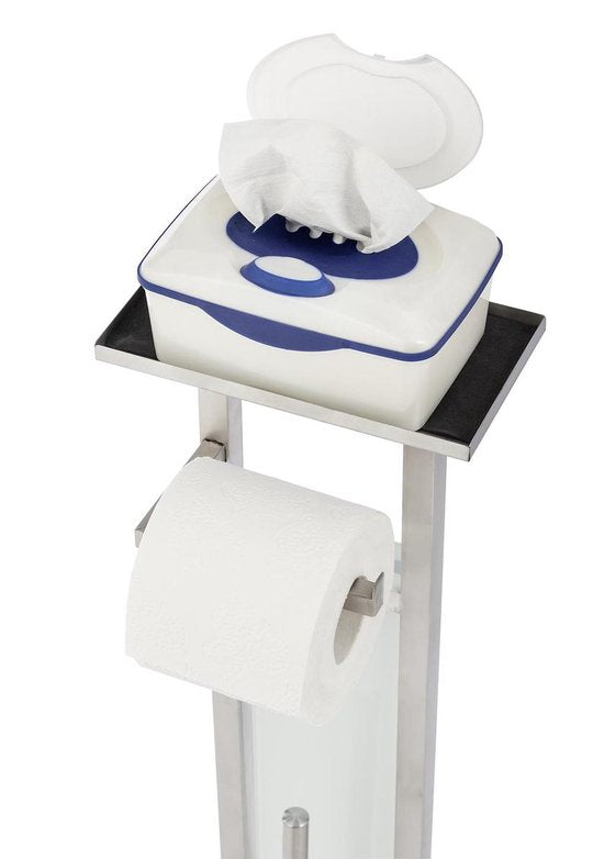 Wenko Toiletrolhouder- En Borstel Debar 70,5 Cm Rvs Zilver