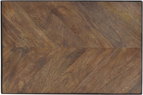 Light & Living Bijzettafel Chisa - Bruin - 45x30x62cm - Modern