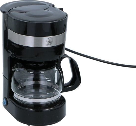All Ride Koffiezetapparaat 24V - Auto en Vrachtwagen - Filter Koffie - Warmhoudfunctie - Zwart