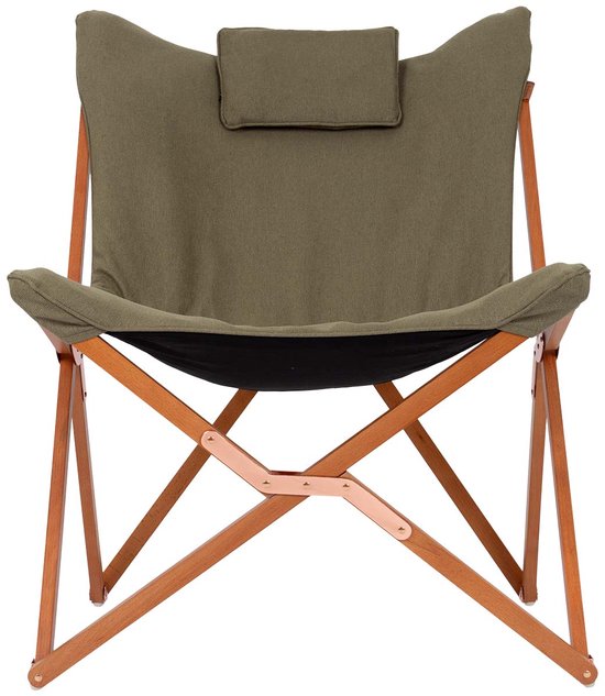 Bo-Camp - Urban Outdoor collection - Relaxstoel - Bloomsbury - L - Oxford Polyester - Groen