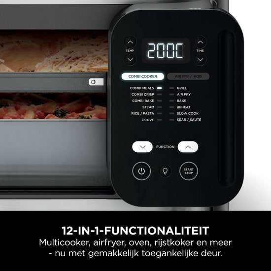 Ninja Combi 12-in-1 Multicooker, Oven en AirFryer - 12,5 Liter - Volledige Maaltijden in 15 minuten - SFP700EU
