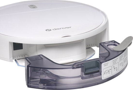 Denver Robotstofzuiger met Dweilfunctie en TUYA (App) - WiFi Dweilrobot met Oplaadstation - 1400PA - RVC110