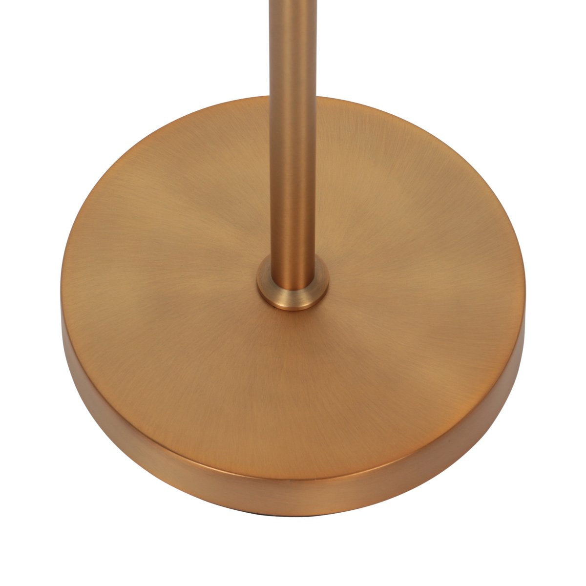 Vloerlamp GlowGo 4603BR - Bronzen klassieke vloerlamp van Mexlite met geïntegreerde accu, verstelbare arm en dimmer, hoogte 125 cm