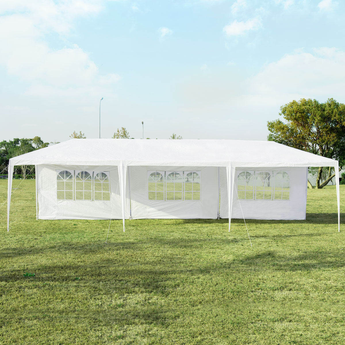 Coast Partytent - Paviljoen - 5 Zijwanden - Waterdicht - 300 x 900 cm - Wit