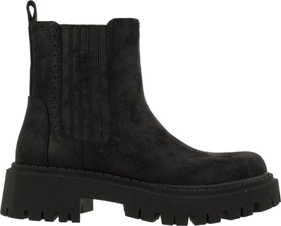 Bullboxer - Enkellaars - Dames - Zwart - Maat 40 - Laarzen