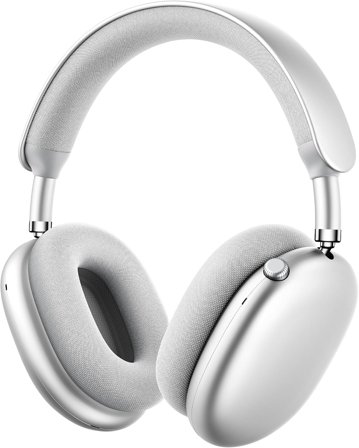 Picun F8 Pro Draadloze Over-Ear Koptelefoon - Hybride Noise Cancelling - 140 Uur Batterij - Bluetooth - Zilver